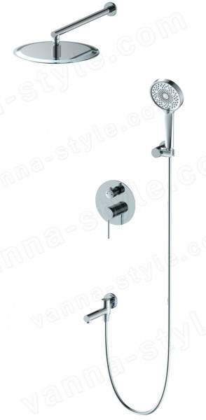 Встраиваемая душевая система Wonzon&amp;Woghand Stick WW-88939017-CR, хром