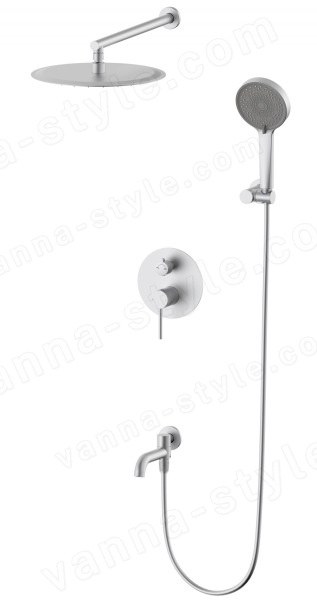 Встраиваемая душевая система Wonzon&Woghand Stick WW-88939017-BN, брашированный никель