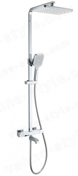 Душевая система Wonzon&amp;Woghand Stay 3 WW-B3026-T1-CR, хром