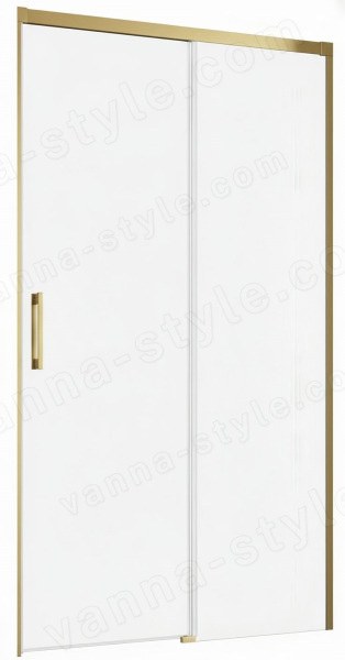 Душевая дверь Radaway Idea DWJ Brushed Gold 120 R, профиль золото, профиль золото