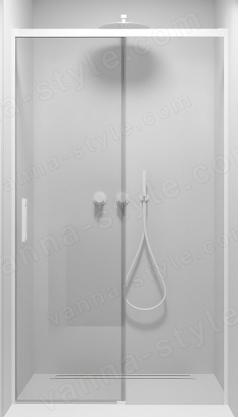 Душевая дверь Radaway Idea DWJ White 130 R, профиль белый, профиль белый