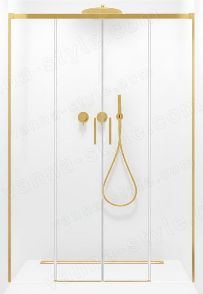 Душевая дверь Radaway Idea Gold DWD 150, профиль золото, профиль золото
