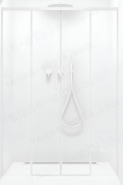 Душевая дверь Radaway Idea White DWD 170, профиль белый, профиль белый