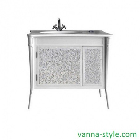 Комплект мебели для ванной Атолл Валенсия 100 ivory