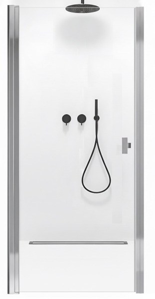 Душевая дверь Radaway Nes DWJ I 80 L, профиль хром, профиль хром стекло прозрачное