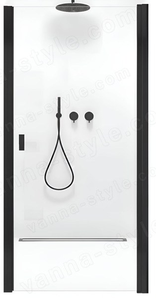 Душевая дверь Radaway Nes Black DWJ I 80 R, профиль черный, профиль черный