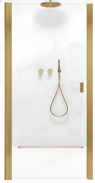 Душевая дверь Radaway Nes Brushed Gold DWJ I 70 L, профиль золото, профиль золото