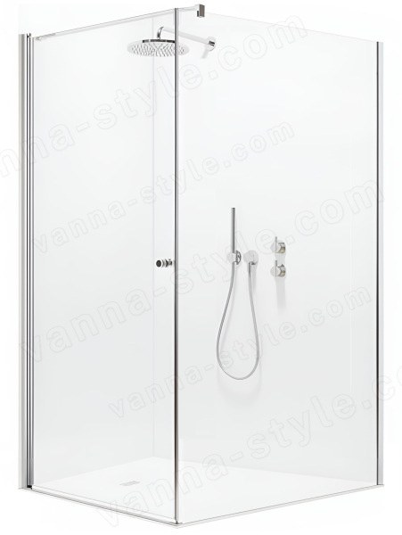 Душевой уголок Radaway Eos KDJ 80x100 L, профиль хром, профиль хром