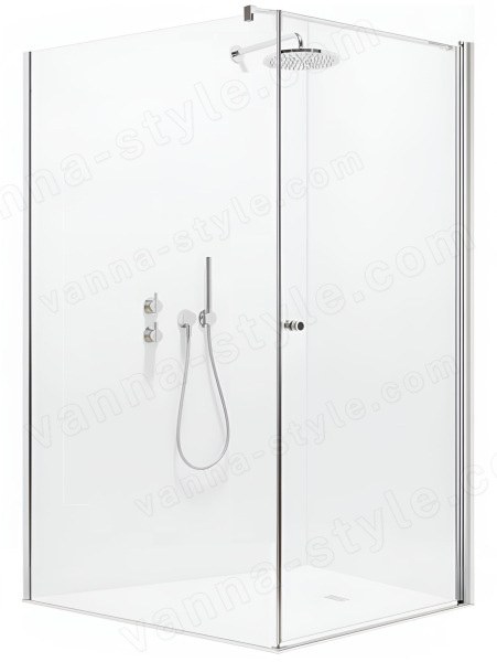 Душевой уголок Radaway Eos KDJ 80x100 R, профиль хром, профиль хром