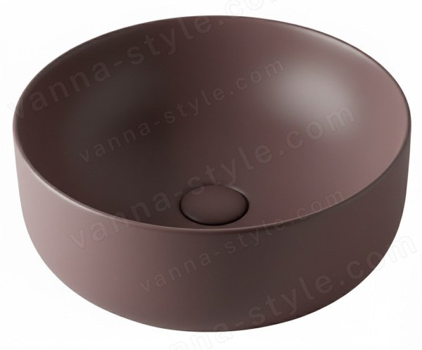 Накладная раковина Kerasan Nolita 534475 40x40, Borgogna matt 40x40, Borgogna matt