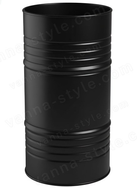 Напольная раковина Kerasan Artwork Barrel 474331 45x45, черная матовая 45x45, черная матовая