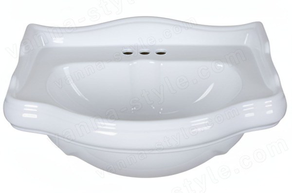 Раковина Kerasan Retro 104501*3 55x46, белая 55x46, белая