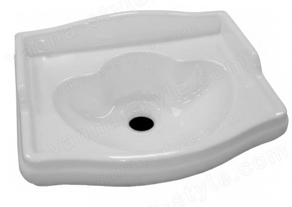 Раковина Kerasan Retro 103301*0 41x32, белая, белая