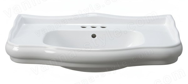 Раковина Kerasan Retro 105001*3 100x54, белая