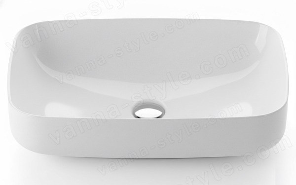 Накладная раковина Kerasan Tribeca 514130 60x38, белая матовая, белая матовая