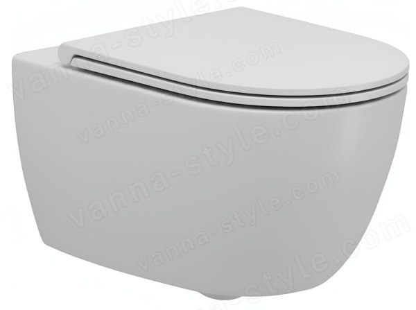 Подвесной унитаз Simas Trevi TRV18bi matt, белый матовый, белый матовый