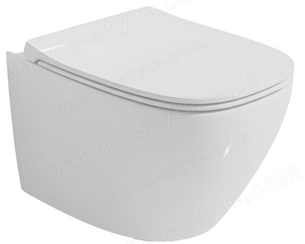 Подвесной унитаз Simas Juniper JU18bi, белый, белый