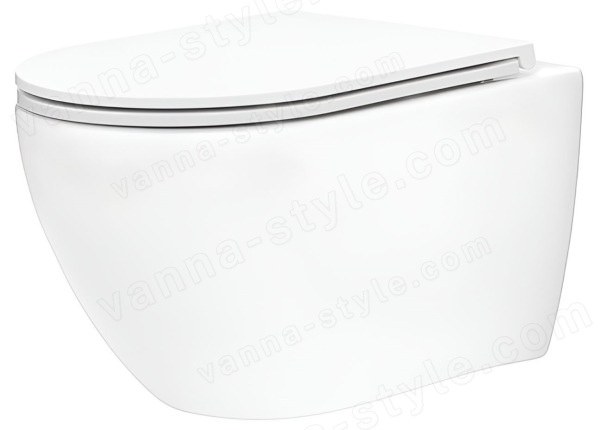 Подвесной унитаз TECE TECESpring R 9700998, белый с сиденьем