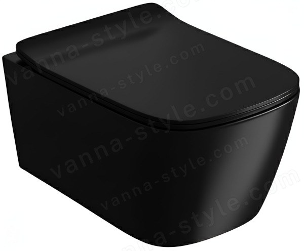Подвесной унитаз ArtCeram A16 ASV006 17 00, черный матовый
