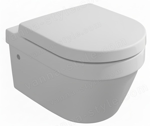 Подвесной унитаз Villeroy&Boch Architectura 4694HR01 безободковый, с сиденьем