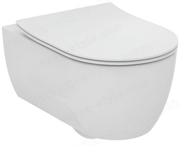 Подвесной унитаз Ideal Standard Blend Curve T534901, белый с сиденьем, белый с сиденьем