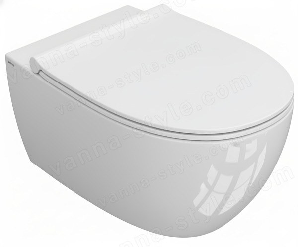 Подвесной унитаз Globo 4ALL MDS03.BI, белый безободковый, белый