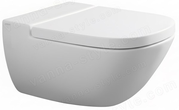 Подвесной унитаз Globo Stockholm LAS03.BI безободковый, белый безободковый, белый