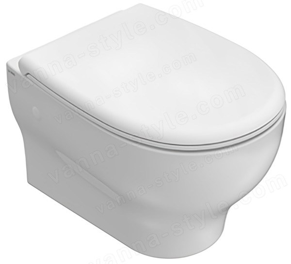 Подвесной унитаз Globo Grace GRS03.BI безободковый, белый безободковый, белый