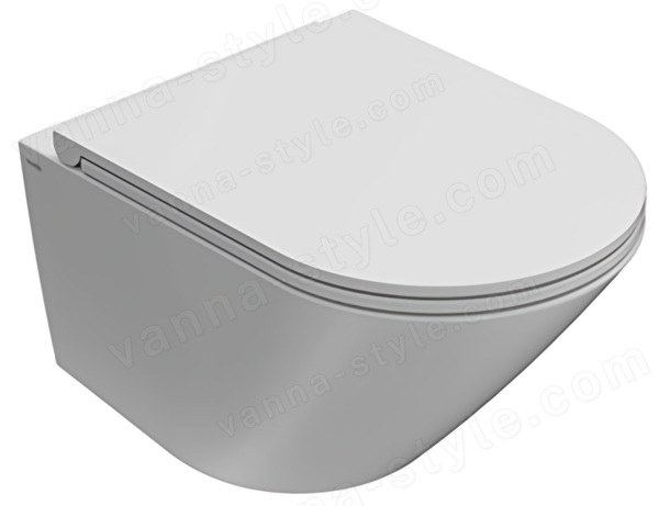 Подвесной унитаз Globo Forty3 FOS05.BI безободковый, белый безободковый, белый