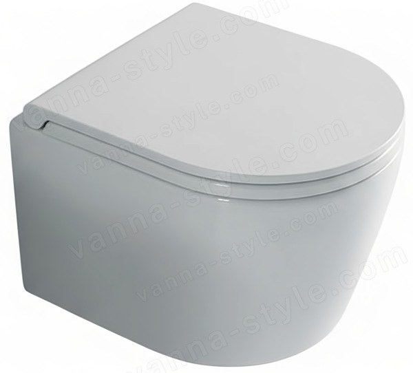 Подвесной унитаз Globo Forty3 FOS06.BI безободковый, белый безободковый, белый