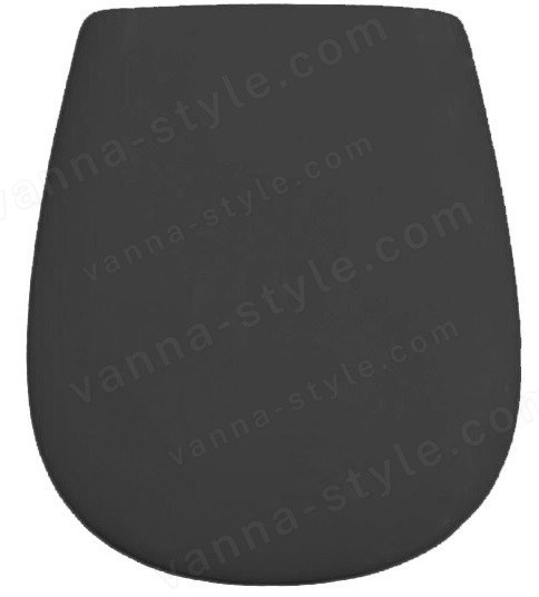 Сиденье для унитаза ArtCeram AZULEY/ATELIER AZA001 17 71, черное матовое