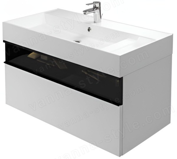 Тумба с раковиной Burgbad Yumo 100 SFKL102F3193G0179C0001 подвесная подвесная