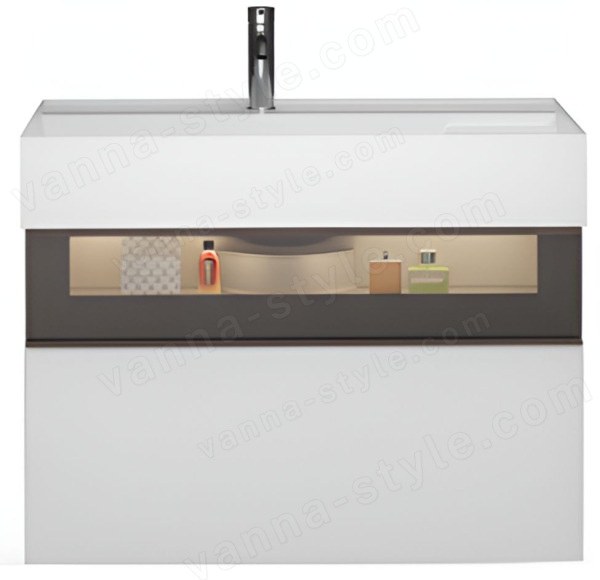 Тумба с раковиной Burgbad Yumo 80 SFMX082 F3193 C0001*1 подвесная подвесная