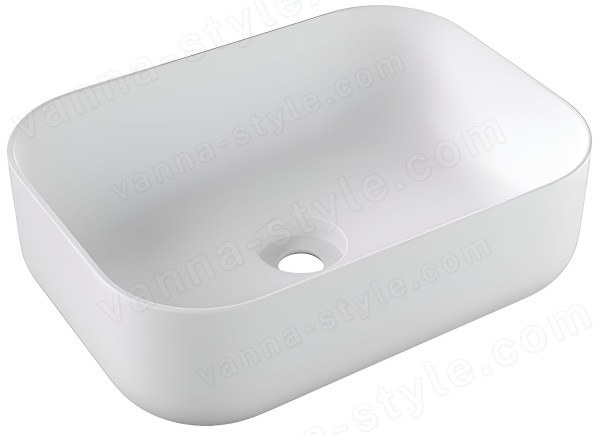 Накладная раковина Alice Unica 32190109 50x37, белая матовая 50x37, белая матовая
