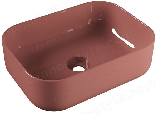 Накладная раковина Alice Unica 32190197 50x37, красная 50x37, красная