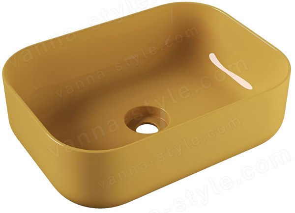 Накладная раковина Alice Unica 32190196 50x37, желтая 50x37, желтая