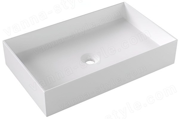 Накладная раковина Alice Hide 31130109 60x37, белая матовая 60x37, белая матовая