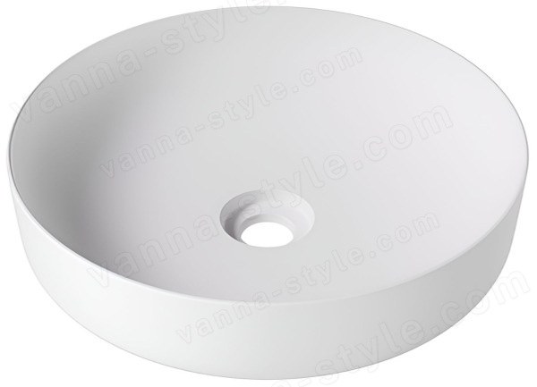 Накладная раковина Alice Form 22420109 45x45, белая матовая 45x45, белая матовая