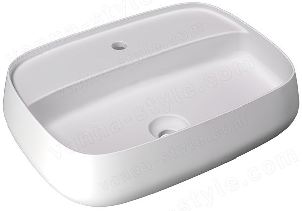 Накладная раковина Alice Nur Plan 33210109 60x45, белая матовая 60x45, белая матовая