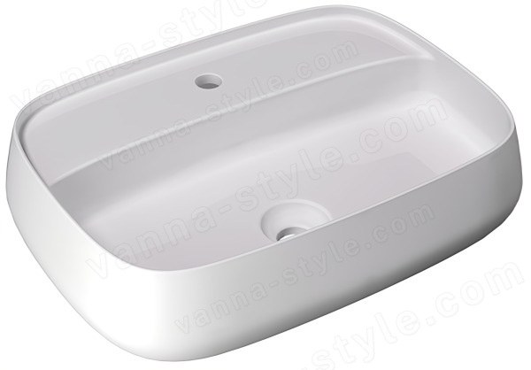 Накладная раковина Alice Nur Plan 33210101 60x45, белая 60x45, белая