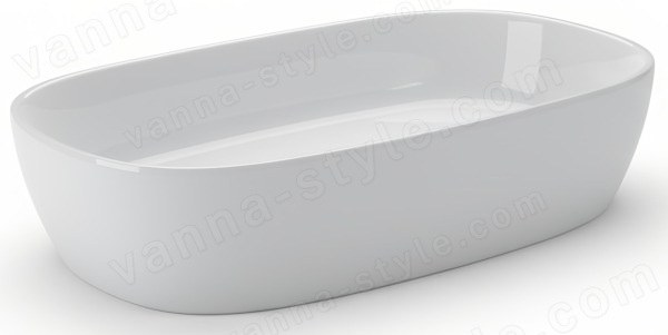 Накладная раковина Antonio Lupi Senso 60x40, белая 60x40, белая