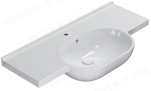 Раковина Globo Mode ME100BI*1 100x49, белая 100x49, белая