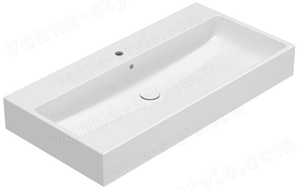 Накладная раковина Globo Le Pietre SCQ100.BI 100x50, белая 100x50, белая