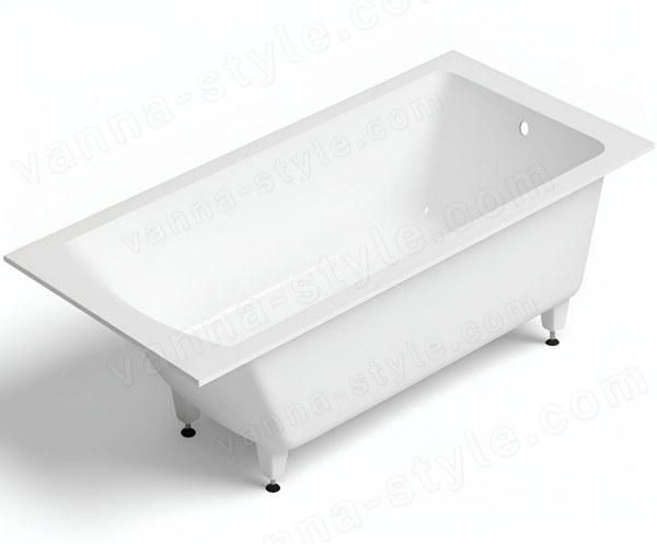 Ванна Salini Cascata 150x70 S-Sense матовая из искусственного камня