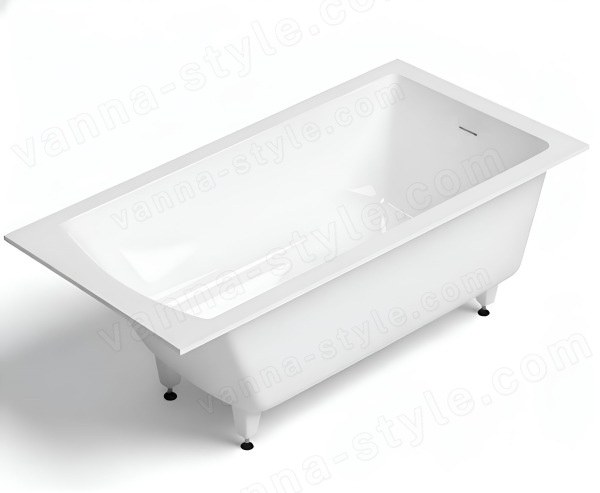 Ванна Salini Cascata Kit 150x70 S-Sense глянцевая из искусственного камня