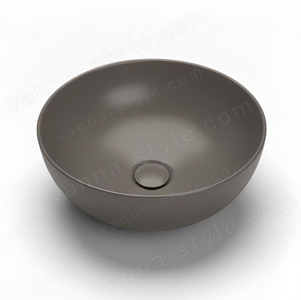 Накладная раковина Globo T-Edge B6T45.AT 45x45, коричневая матовая 45x45, коричневая матовая