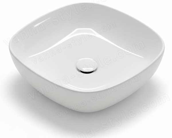 Накладная раковина Globo T-Edge B6Q38.BI*0 38x38, белая 38x38, белая