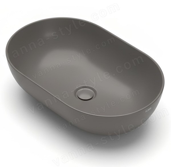 Накладная раковина Globo T-Edge B6O60.AT 60x41, коричневая матовая 60x41, коричневая матовая