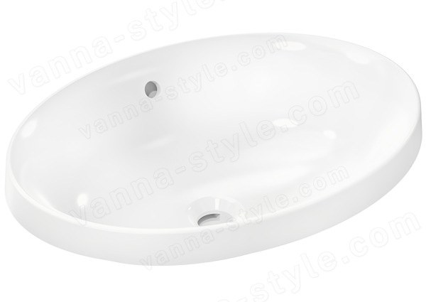 Встраиваемая раковина Hansgrohe Xuniva D 60156450 55x40, белая 55x40, белая