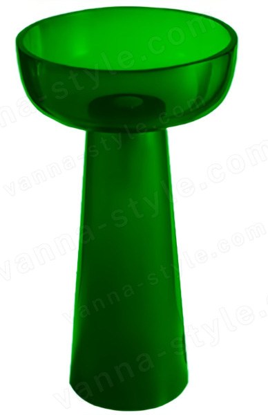 Напольная раковина Knief Solid Surface 70401080 59x59, зеленая